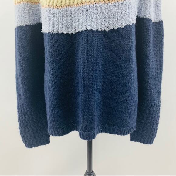 Caslon Navy Multi Round Stripe Sweater - Picture 7 of 10